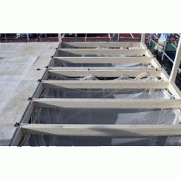 ラッセル安全ネット(0.5m × 6m) 白